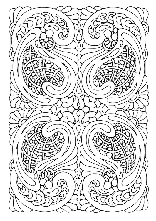 Coloriage mandala7a