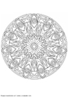 Coloriage mandalaC3