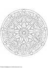 Coloriage mandalaS1S