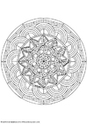 Coloriage mandalaS5