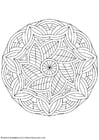 Coloriage mandalaS7