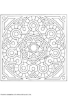 Coloriage mandalaX1