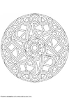 Coloriage mandalaX8