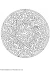 Coloriage mandalaZ5