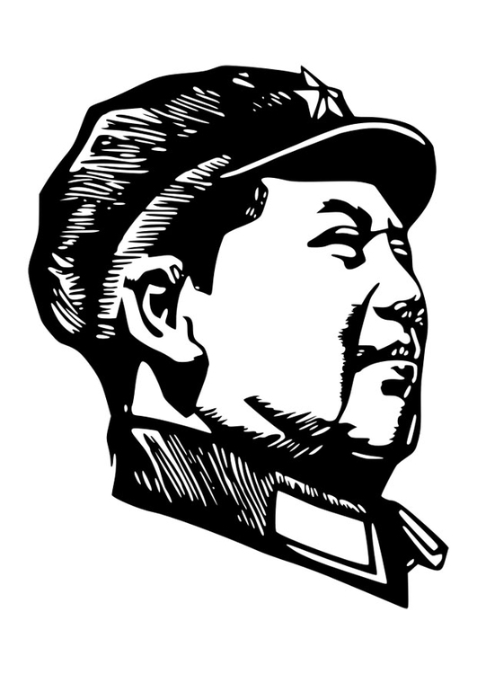 Coloriage Mao Zedong