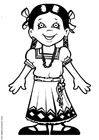 coloriage Maria
