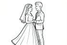 Coloriage mariage