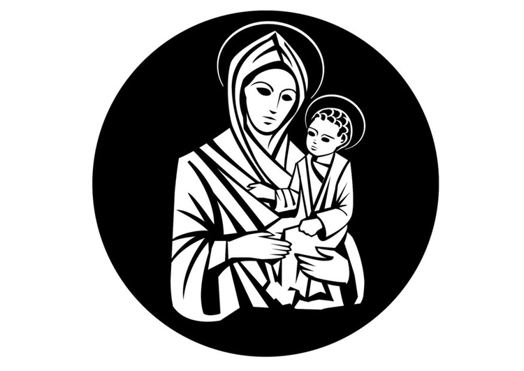 clipart marie et jésus - photo #44