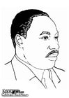 Coloriages Martin Luther King, Jr