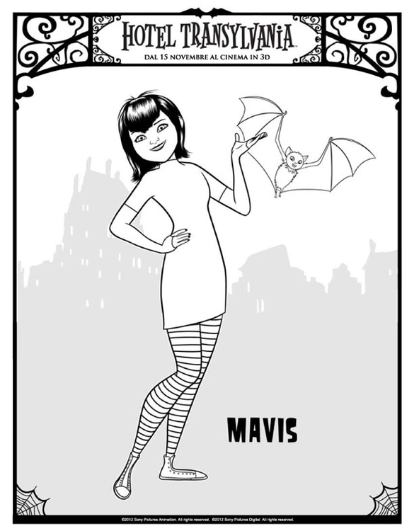 Coloriage Mavis