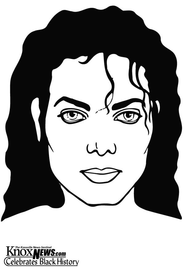 coloriage michael jackson i