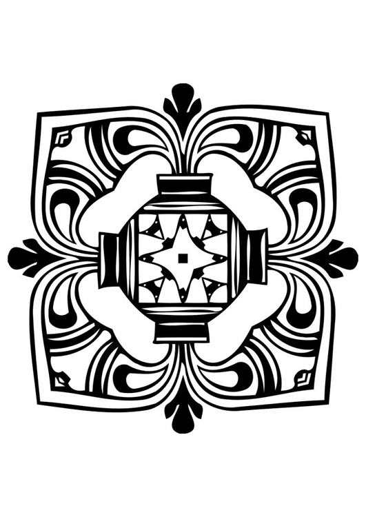 Coloriage motif