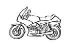 Coloriage moto