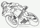 Coloriages moto