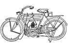 Coloriage motocyclette