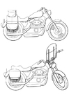 Coloriages motocyclettes