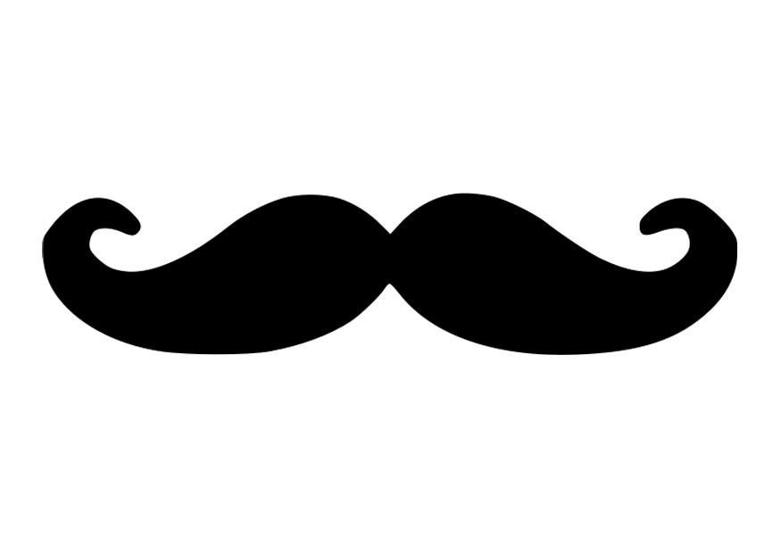 coloriage moustache i