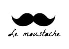 Coloriages moustache