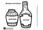 coloriage moutarde