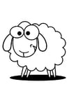 Coloriage mouton