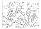 coloriage nain