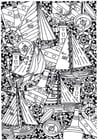 Coloriage navires