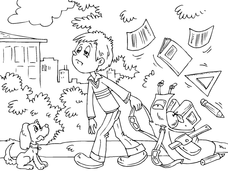 Coloriage ne pas avoir envie - Coloriages Gratuits à Imprimer - Dessin