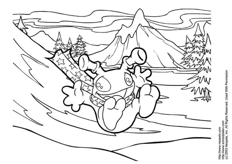 Coloriage Neopets