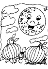 Coloriages nuit d'halloween