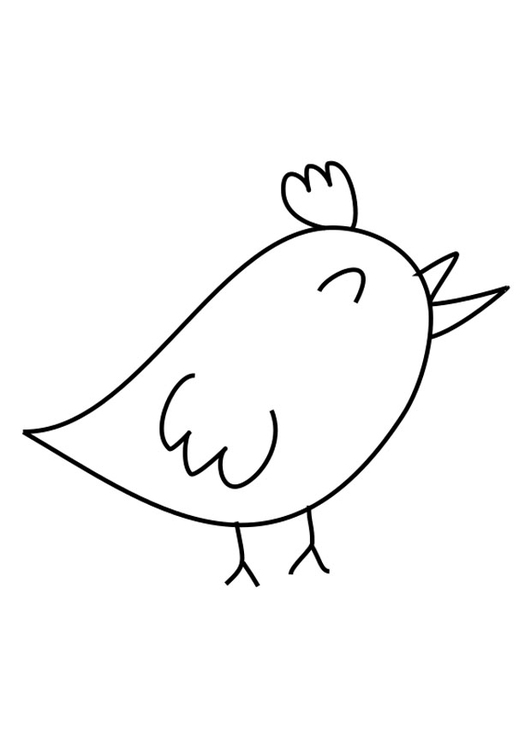 Coloriage oiseau