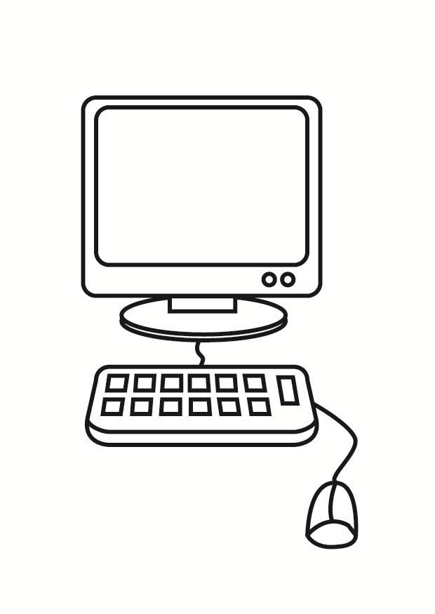 Coloriage ordinateur  Coloriages Gratuits à Imprimer  Dessin 23328