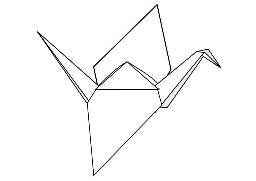 Coloriage origami