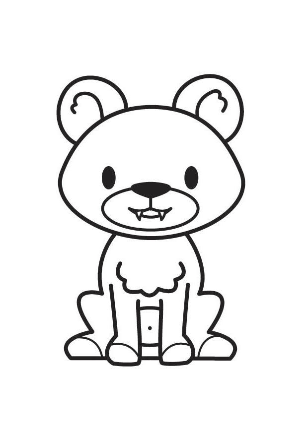 Coloriage Ours  Coloriages Gratuits à Imprimer  Dessin 17522
