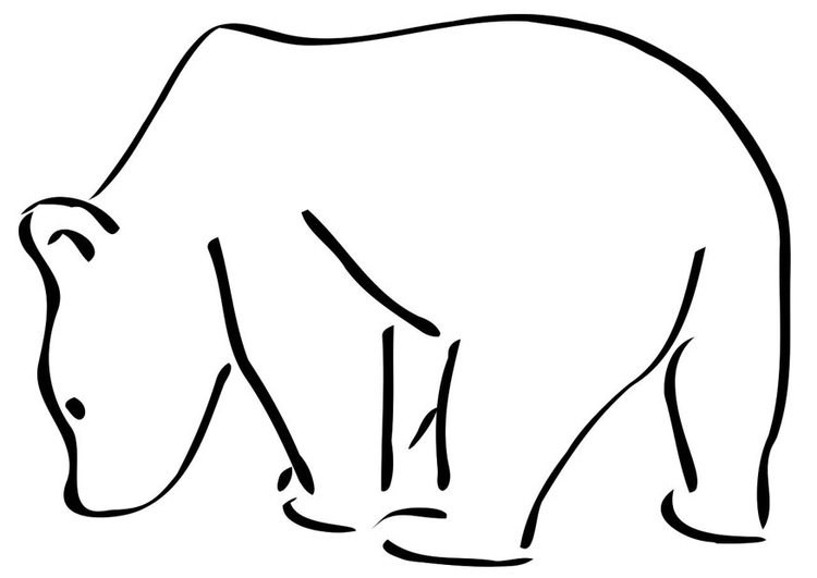 Coloriage ours