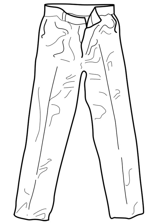 Coloriage pantalon