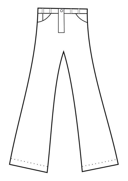 Coloriage pantalon