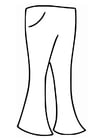 Coloriage pantalon