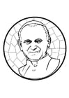 Coloriages pape Jean Paul II