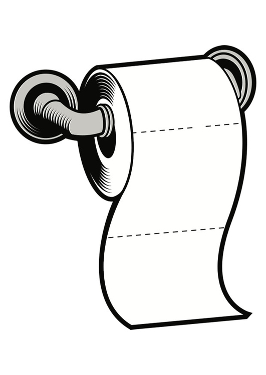 Coloriage papier toilette - Coloriages Gratuits à Imprimer - Dessin 30415