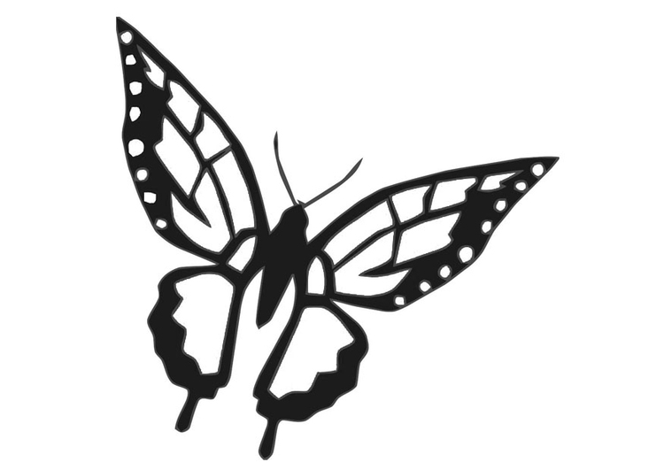 Coloriage papillon