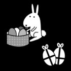 Pâques, lièvre de Pâques 