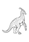 Coloriages parasaurolophus