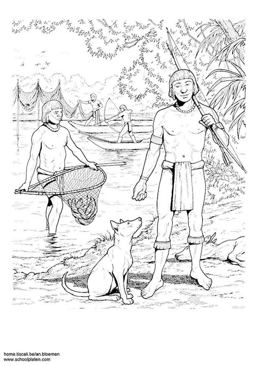 Coloriage pÃªcheur