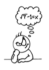 coloriage penser