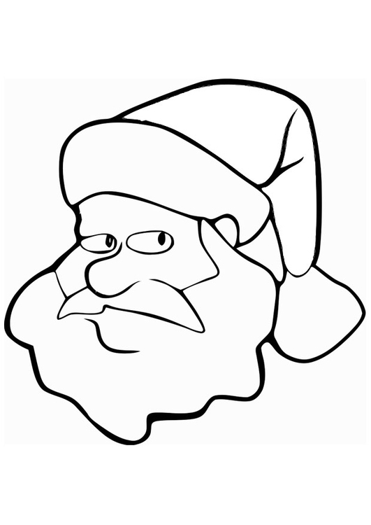 Coloriage PÃ¨re NoÃ«l