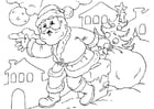 Coloriages Père Noël