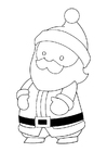 Coloriage pÃ¨re NoÃ«l