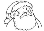 Coloriage pÃ¨re noÃ«l