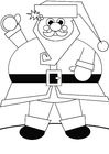 Coloriage pÃ¨re noÃ«l