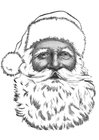 Coloriage pÃ¨re noÃ«l